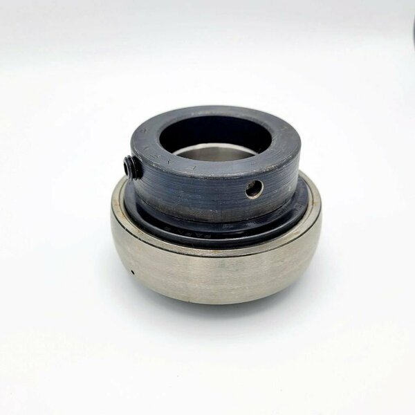 Peer Insert Bearing Wide Inner Ring Black Oxide Plated With Cylindrical Od And Grip-It Locking Collar GER207-23